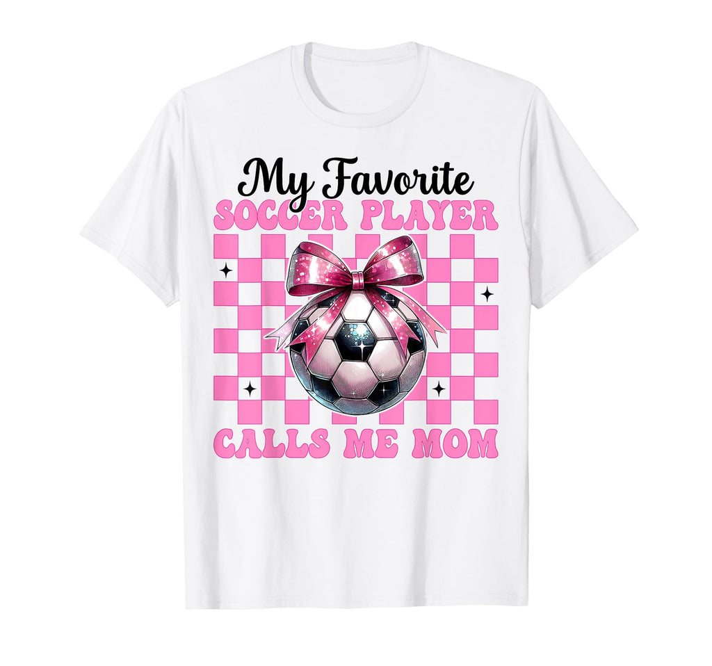 My Favorite Soccer Player Calls Me T-Shirt - Minimalist Print Men Women