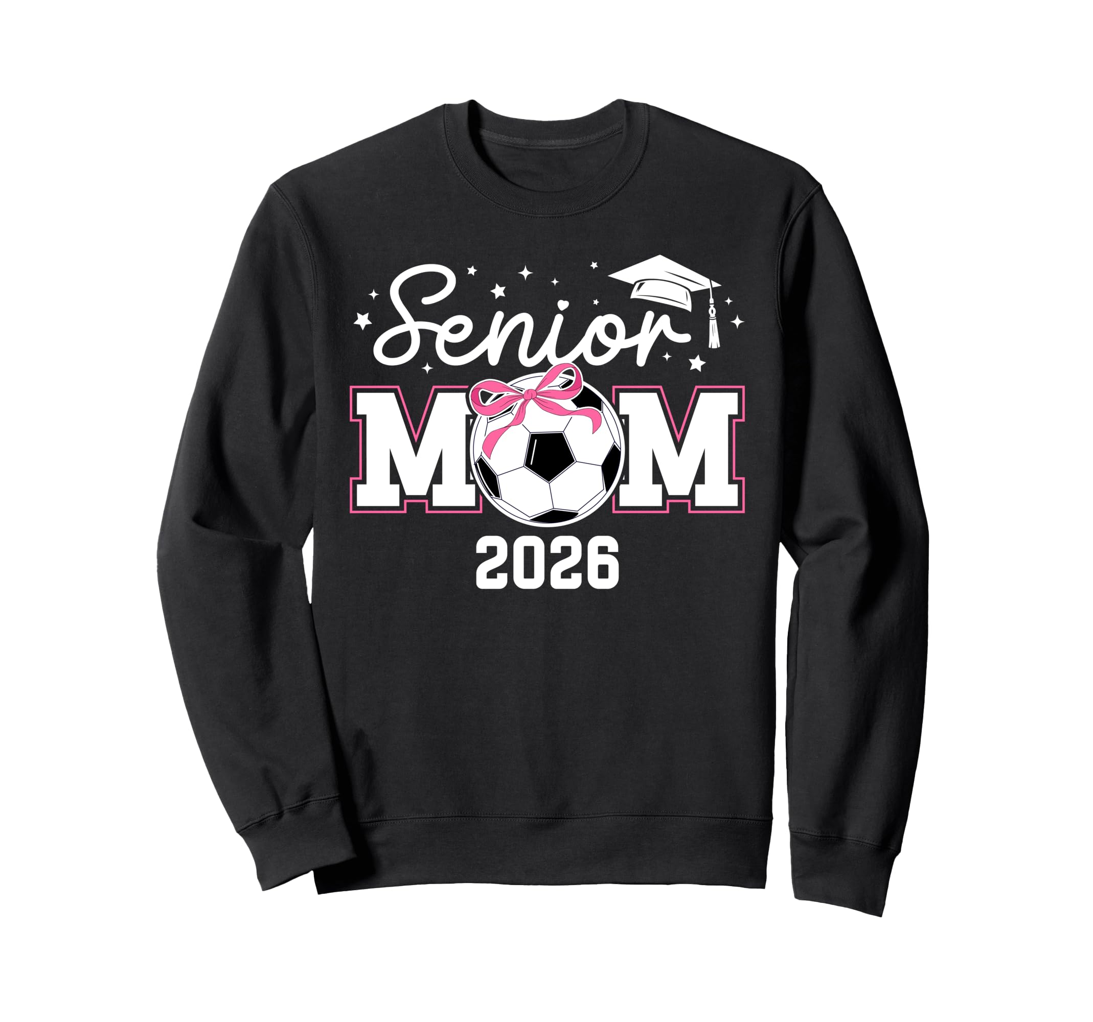 Soccer Senior Mom Senior Soccer Sweatshirt - Graphic Print for Adults