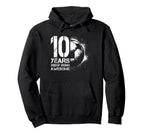10Th Birthday Soccer Player Football 10 Hoodie - Trendy Graphic Unisex