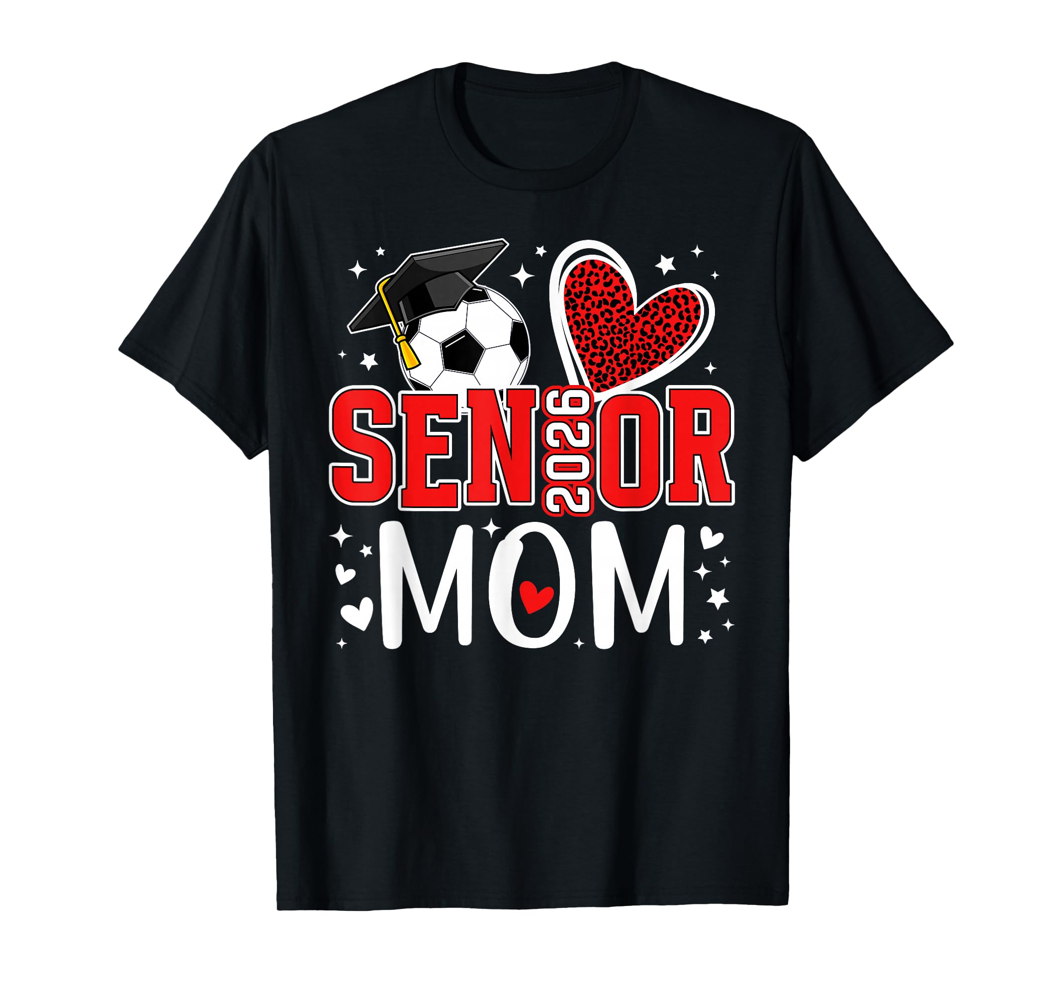 Soccer Senior Mom 2026 Soccer Senior T-Shirt - Minimalist Print Unisex