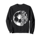 Sport Athlete Games Coach Soccer Fun Sweatshirt - Novelty Apparel Unisex