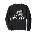Soccer Striker Sweatshirt - Custom Art Print Unisex