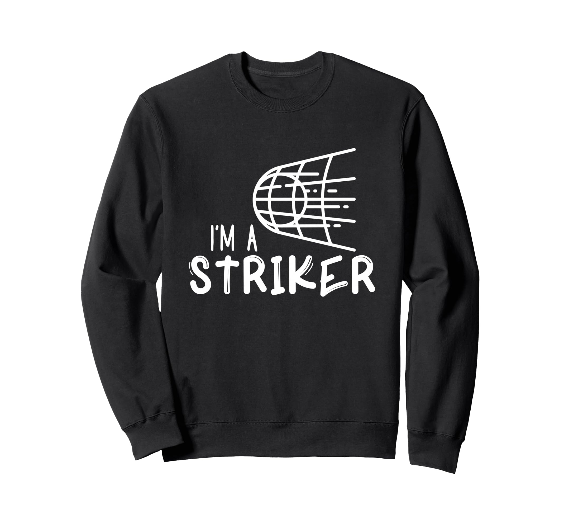 Soccer Striker Sweatshirt - Custom Art Print Unisex