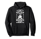 Im Hockey Keeper Aunt Ice Hockey Goalie Hoodie - Unique Graphic for Adults