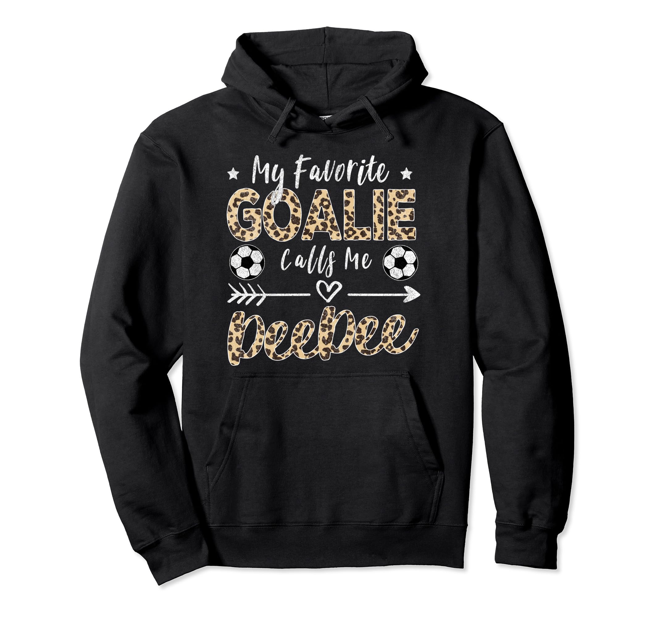 My Favorite Goalie Calls Me Deedee Hoodie - Minimalist Print for Adults