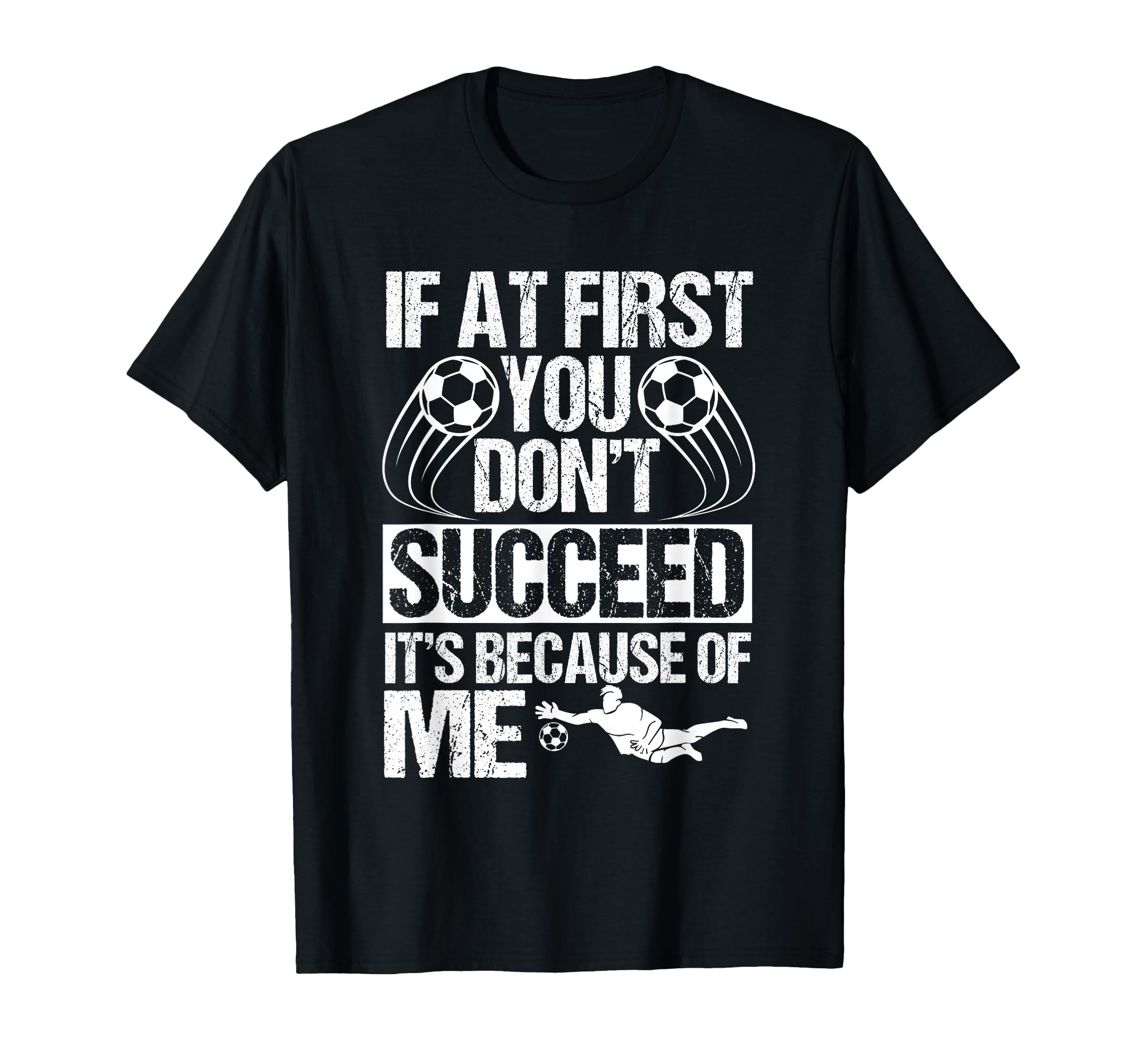 Goalie Soccer Player Goalkeeper T-Shirt - Minimalist Print Unisex