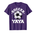 Soccer Yaya Soccer Ball Distressed T-Shirt - Casual Everyday Wear Unisex