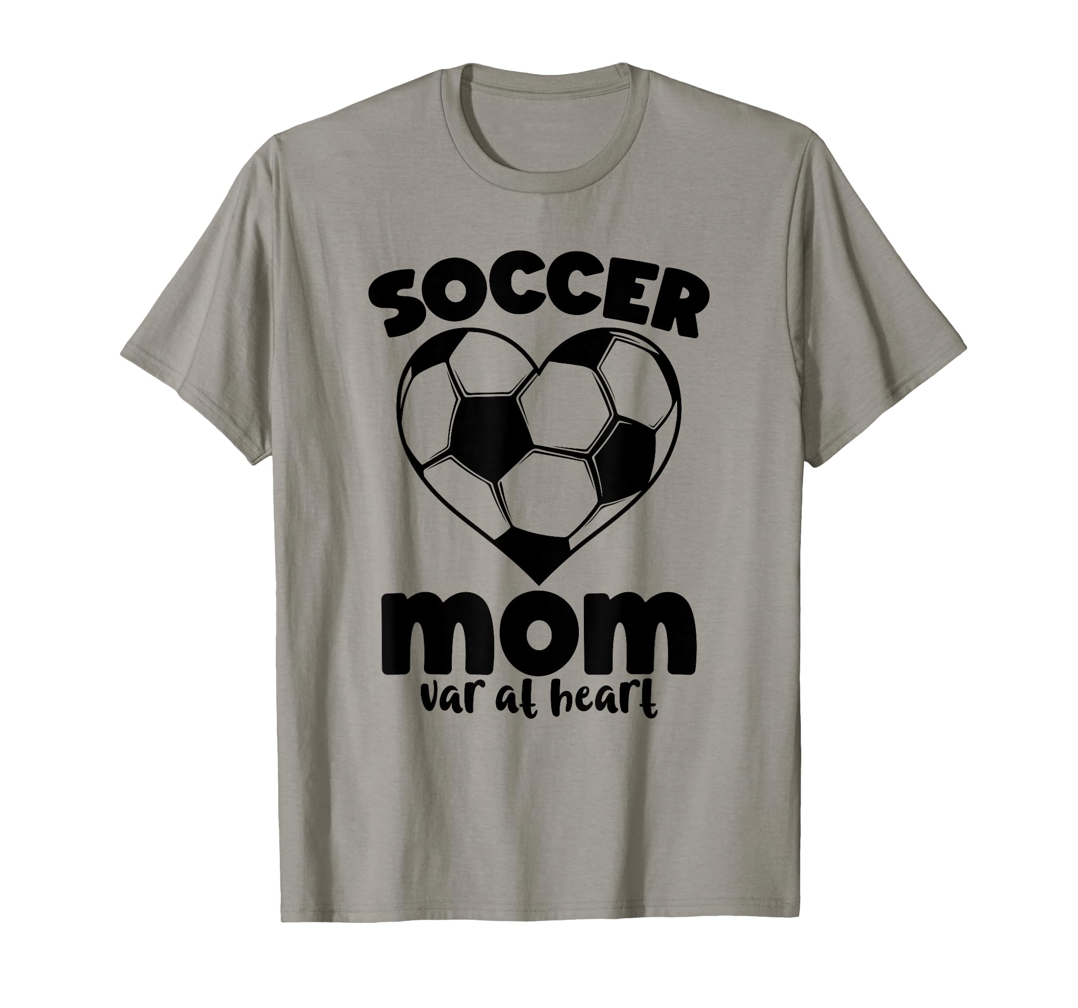 Game Day Soccer Mom 3D Heart And Ball T-Shirt - Minimalist Print Unisex