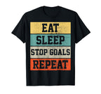 Goalie Soccer Hockey Funny Gift T-Shirt - Fun Novelty Design Men Women