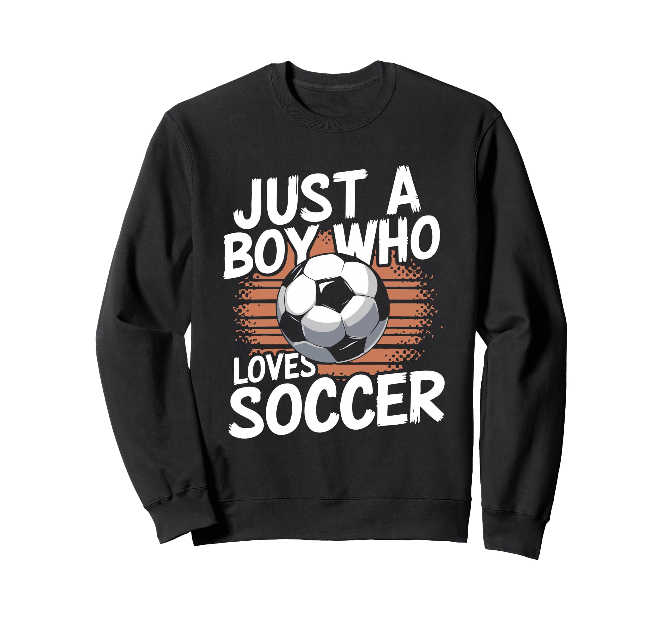 Just Who Loves Soccer Sweatshirt - Streetwear Style for Adults