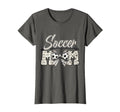 Mothers Day Soccer Mom Bow T-Shirt - Trendy Graphic Men Women