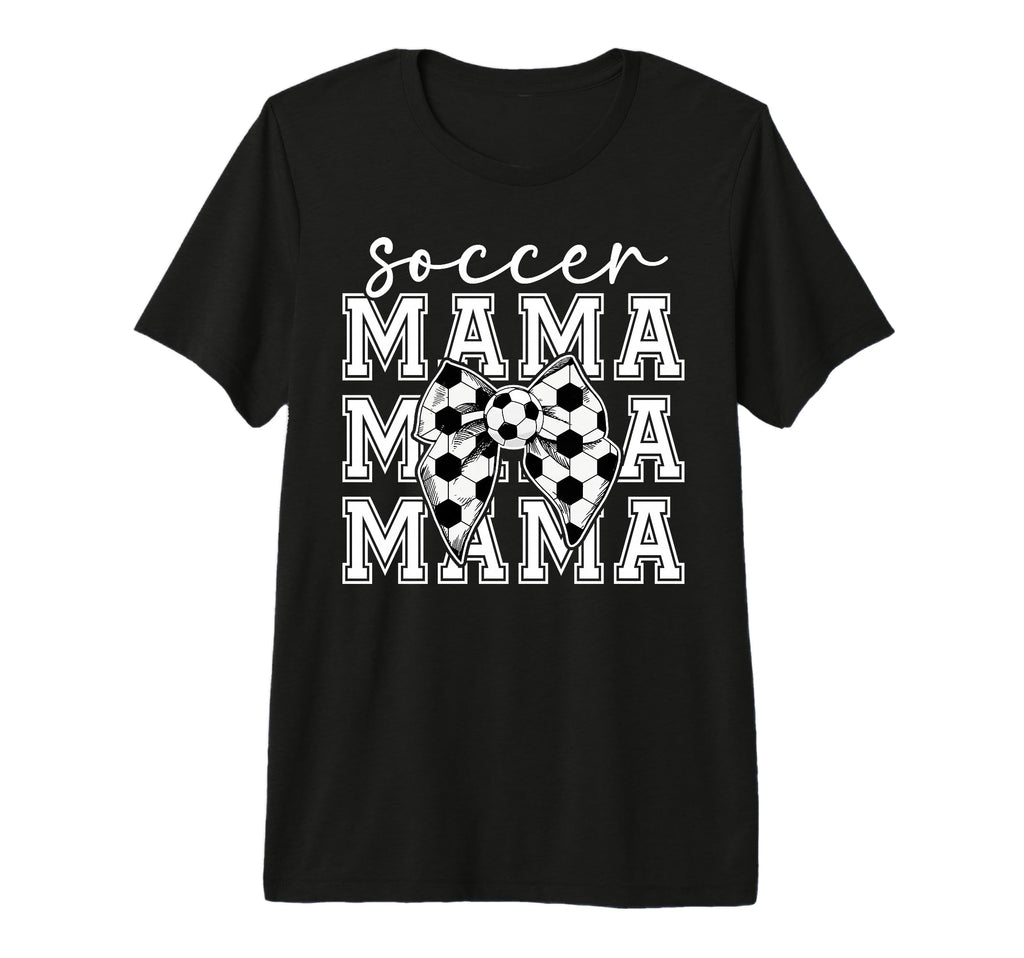 Soccer Mama Coquette Soccer Mom Soccer T-Shirt - Unique Graphic Men Women