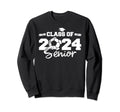 Class 2024 Senior Funny Soccer 2024 Sweatshirt - Custom Art Print Unisex