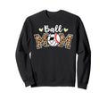 Ball Mom Leopard Baseball Sweatshirt - Minimalist Print Men Women