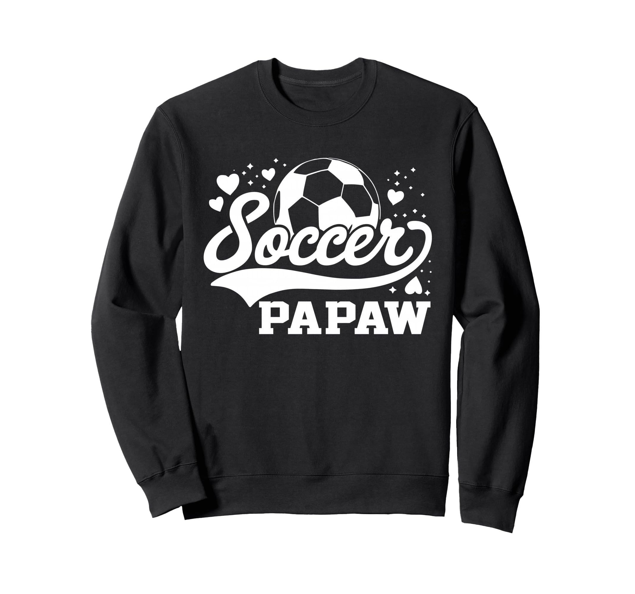 Soccer Papaw Soccer Ball Sweatshirt - Aesthetic Graphic Unisex