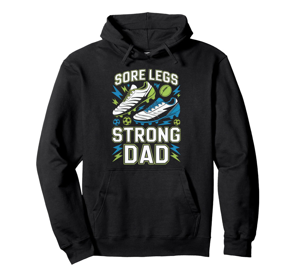 Soccer Player Soccer Dad Kick Sport Hoodie - Casual Everyday Wear Unisex