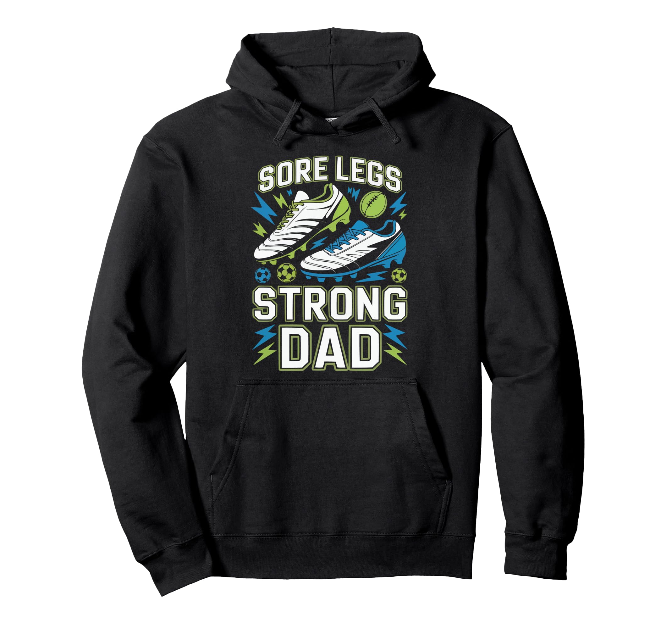 Soccer Player Soccer Dad Kick Sport Hoodie - Casual Everyday Wear Unisex