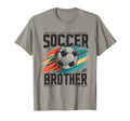 Soccer Brother Family Matching T-Shirt - Casual Everyday Wear Men Women