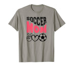 Soccer Mom Sports Gameday Mama Soccerboy T-Shirt - Graphic Print Men Women