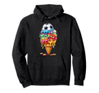 Soccer Drip Ice Cream Drip Sprinkles Hoodie - Novelty Apparel Men Women