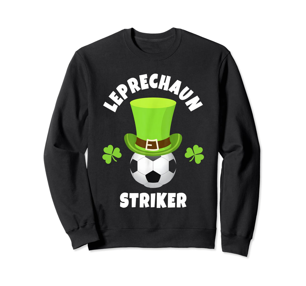 Soccer Strikers Leprechaun Striker Sweatshirt - Trendy Graphic for Adults