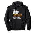 Soccer Lover Themed Tees Eat Sleep Hoodie - Fun Novelty Design Unisex