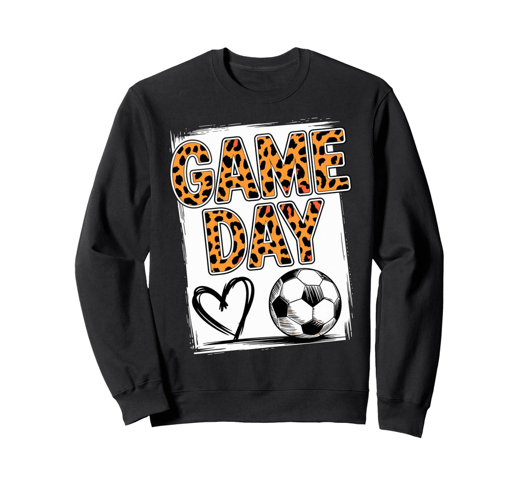 Game Day Soccer Player Fan Sweatshirt - Custom Art Print for Adults
