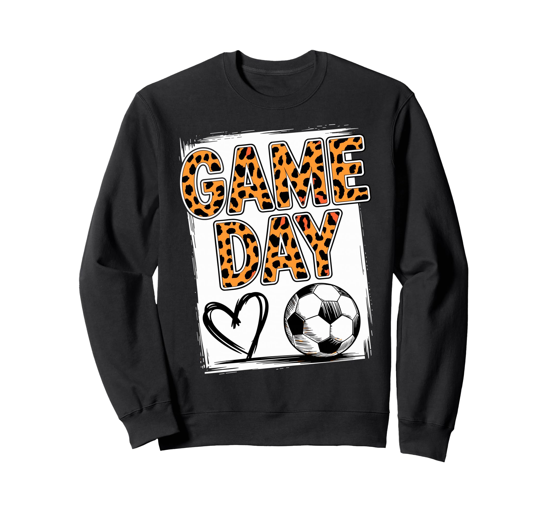 Game Day Soccer Player Fan Sweatshirt - Custom Art Print for Adults