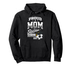Proud Mom Soccer Senior Class 2027 Hoodie - Aesthetic Graphic Unisex