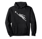 Soccer Goalkeeper Typography Hoodie - Streetwear Style for Adults