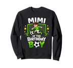 Mimi Birthday Soccer Ball Funny Sweatshirt - Aesthetic Graphic Unisex