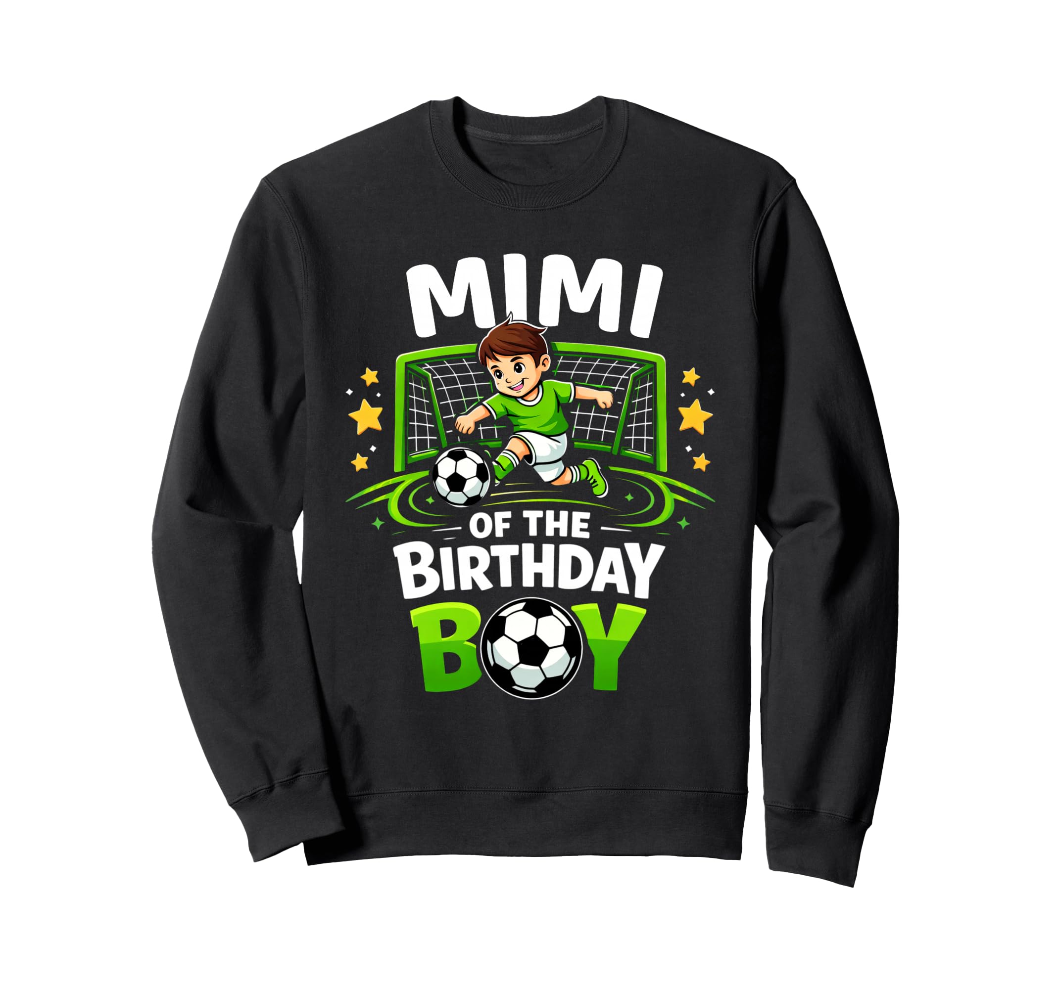 Mimi Birthday Soccer Ball Funny Sweatshirt - Aesthetic Graphic Unisex
