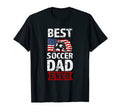 Mens Best Soccer Dad Ever Sport T-Shirt - Novelty Apparel Men Women