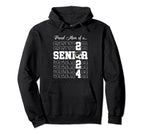 Senior 2024 Soccer Mom Gift Class 2024 Hoodie - Trendy Graphic Men Women
