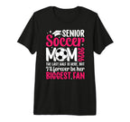 Soccer Senior Mom 2026 Proud Soccer T-Shirt - Minimalist Print Men Women