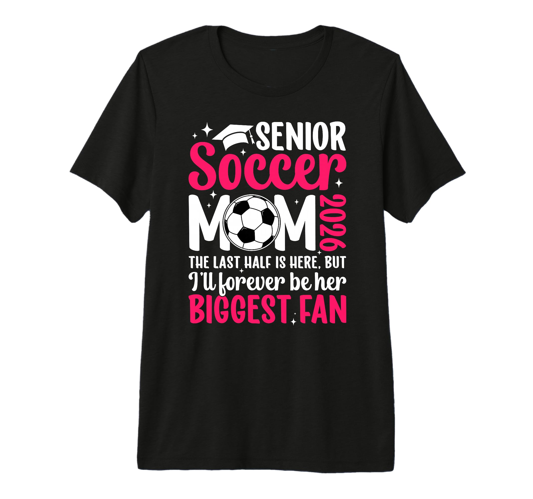 Soccer Senior Mom 2026 Proud Soccer T-Shirt - Minimalist Print Men Women