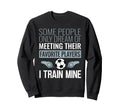 Funny Soccer Coach Trainer Team Sweatshirt - Trendy Graphic for Adults