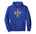 American Flag Soccer Mom Soccer Hoodie - Novelty Apparel Unisex