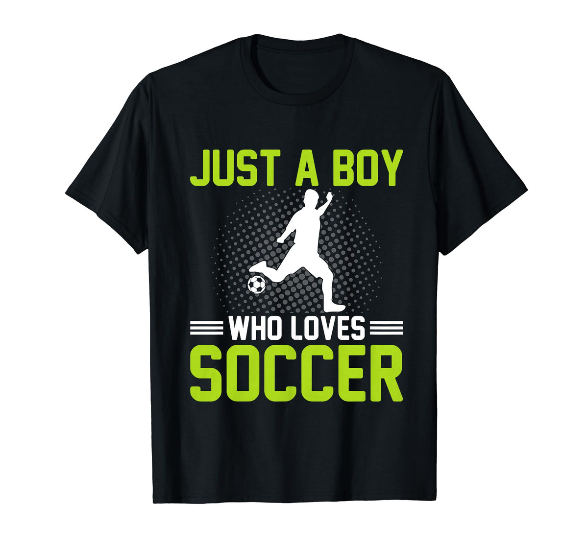Soccer Just Who Loves Soccer T-Shirt - Aesthetic Graphic Unisex