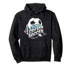 I Run Coffee And Soccer Soccer Parent Hoodie - Aesthetic Graphic Unisex