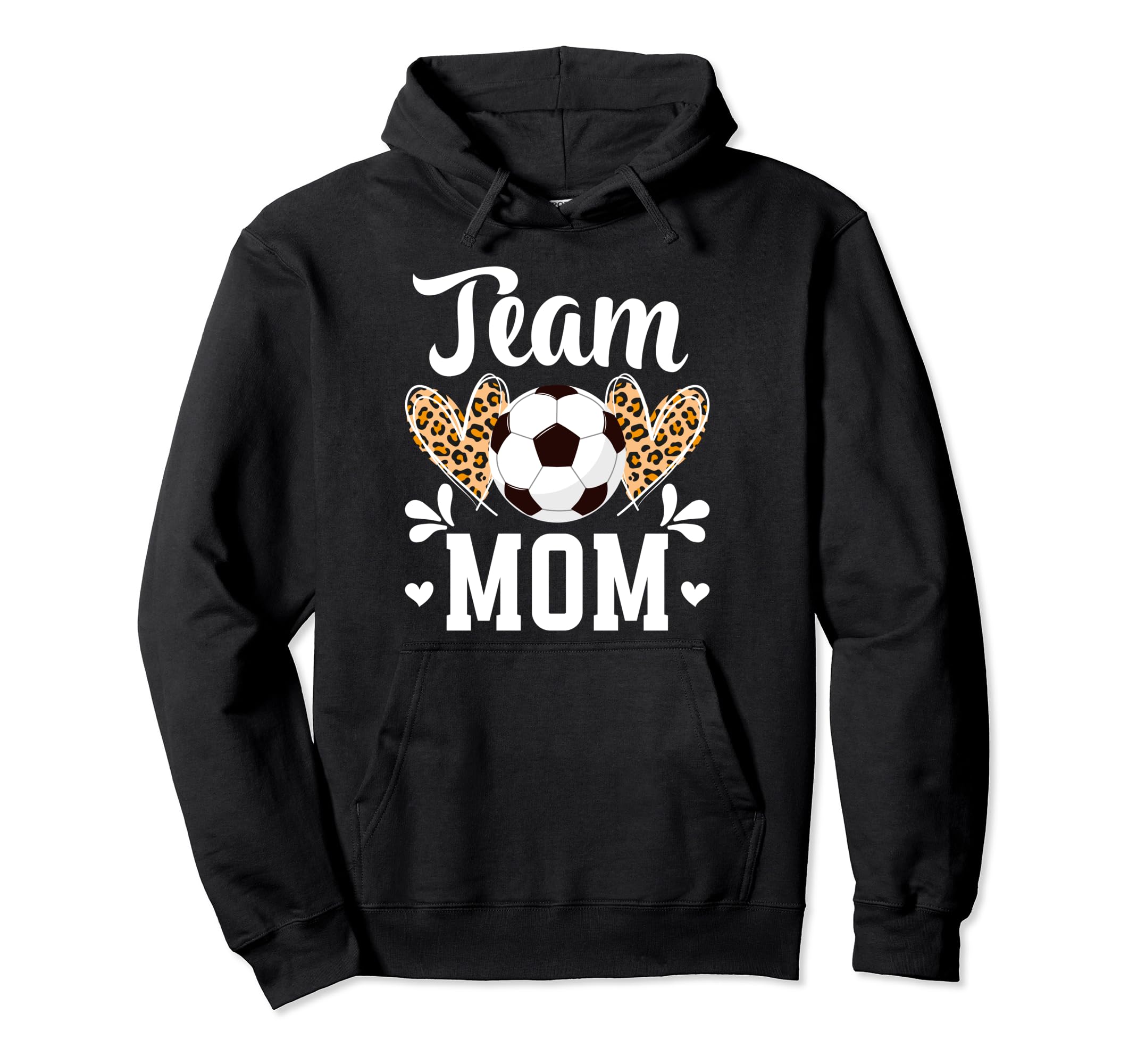 Team Mom Heart Soccer Team Mom Soccer Hoodie - Streetwear Style Unisex