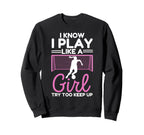 Soccer Art Match Soccer Lovers Sweatshirt - Minimalist Print Men Women