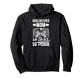 Hockey Goalkeeper Mom So Loud Mom Hockey Hoodie - Custom Art Print Unisex