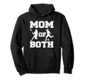 Mom Both Funny Lacrosse Soccer Mom Hoodie - Minimalist Print for Adults