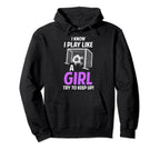 Soccer Moms I Know I Play Like Soccer Hoodie - Streetwear Style Unisex