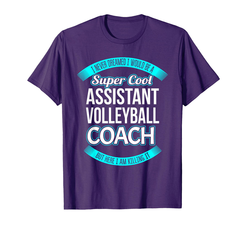 Funny Assistant Volleyball Coach Gift T-Shirt - Unique Graphic Unisex