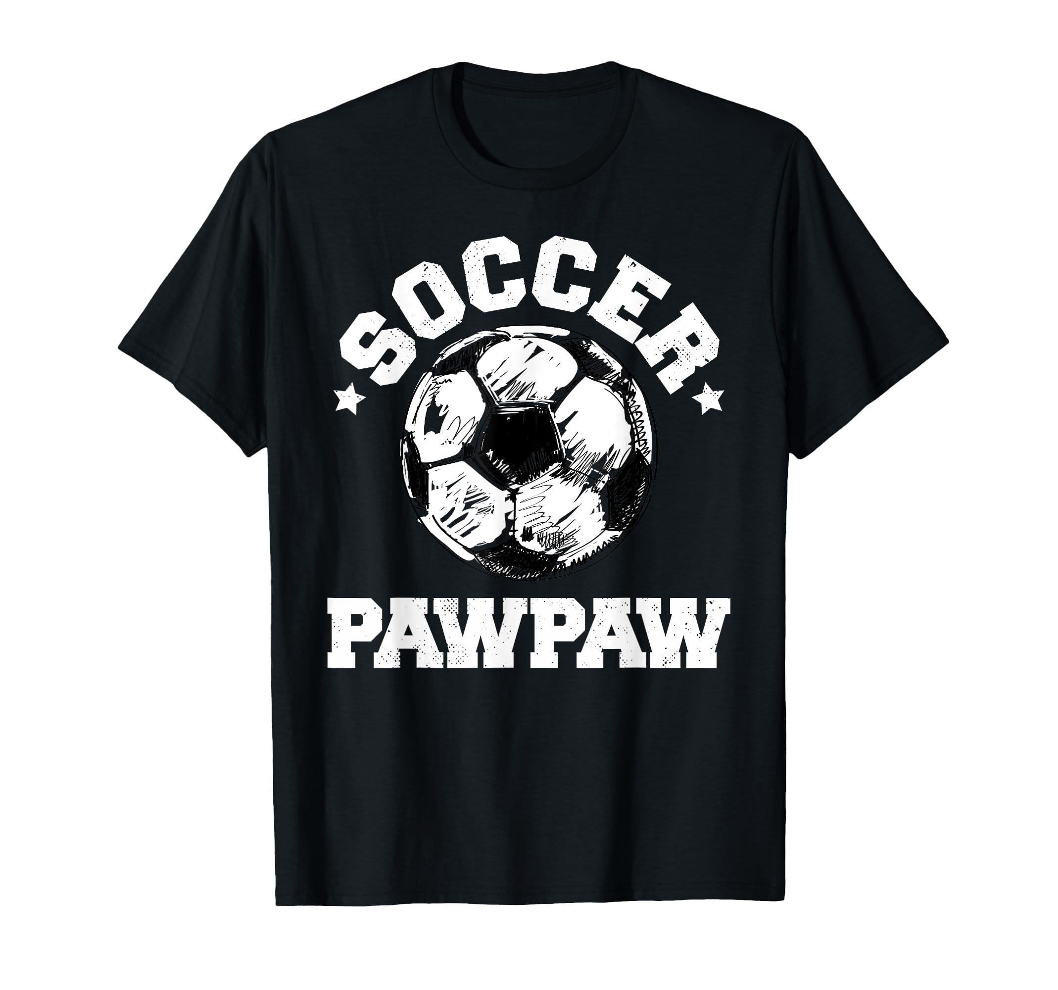 Soccer Pawpaw Soccer Ball T-Shirt - Casual Everyday Wear for Adults