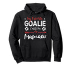 My Favorite Goalie Calls Me Mamaw Hoodie - Aesthetic Graphic for Adults