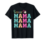Soccer Mom Mama Colorful Polka Dot T-Shirt - Minimalist Print Men Women