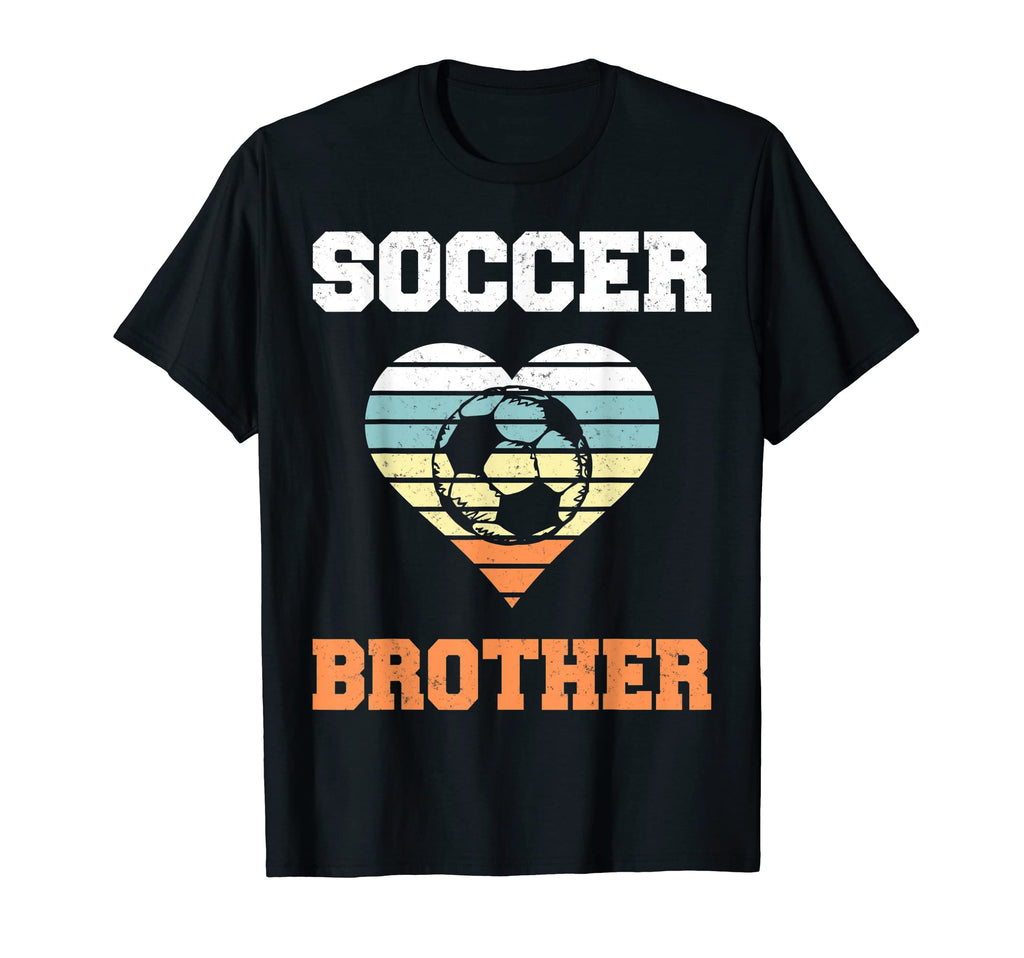 Soccer Brother Family Matching Sport Lover T-Shirt - Graphic Print Unisex